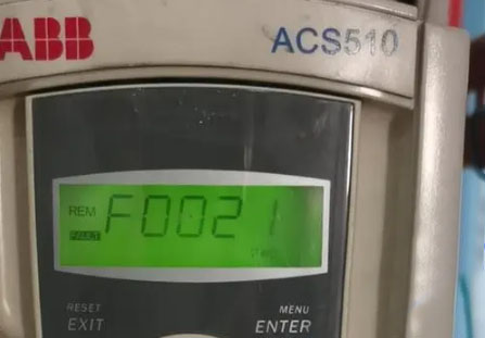 杭州變頻器維修實例 ??? ??? ???變頻器維修F0021和F0018故障